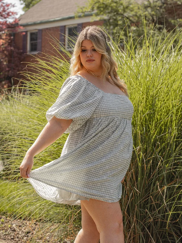 Delwen Gingham Dress