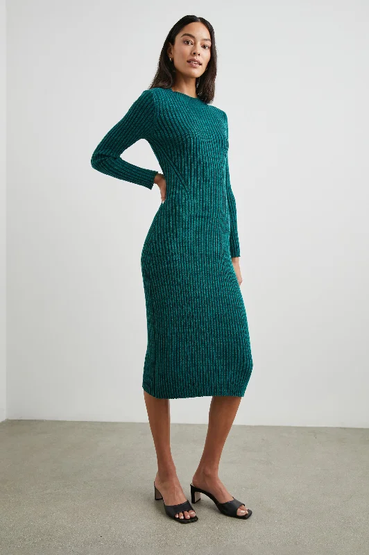 NELLIE DRESS - EVERGREEN