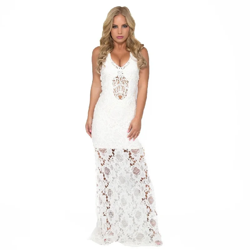 Sakuh Crochet Lace Maxi By SKY